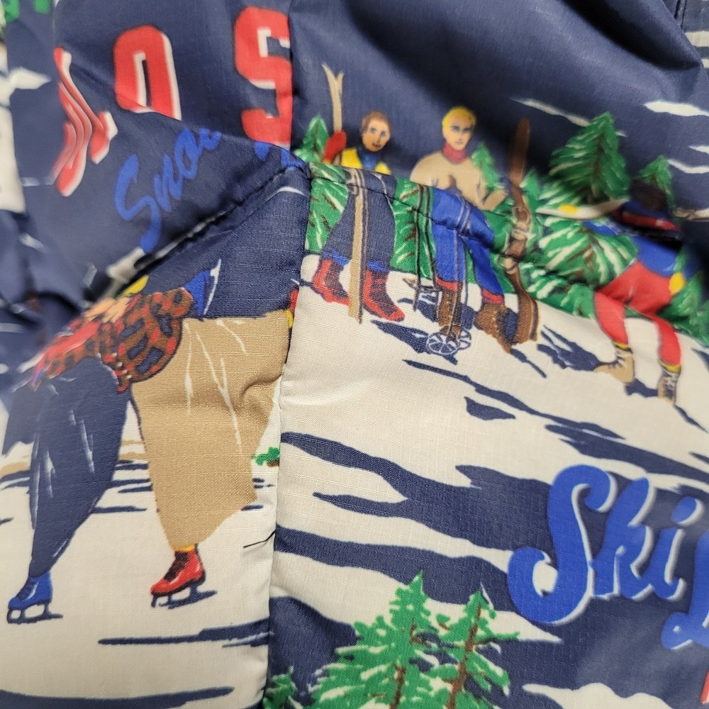 Polo Ralph Lauren Puffer Jacket Coat Boys XL 18/20 Ski Print Water Repellent - Picture 10 of 16